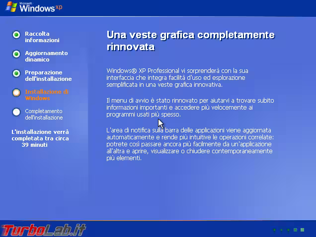 Immagine 2 windows xp setu