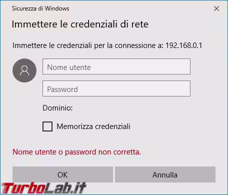 Immagine 3 accesso file condivisi condivisione lan sicurezza windows immettere le credenziali di rete Immagine 3 accesso file condivisi condivisione lan sicurezza windows immettere le credenziali di rete