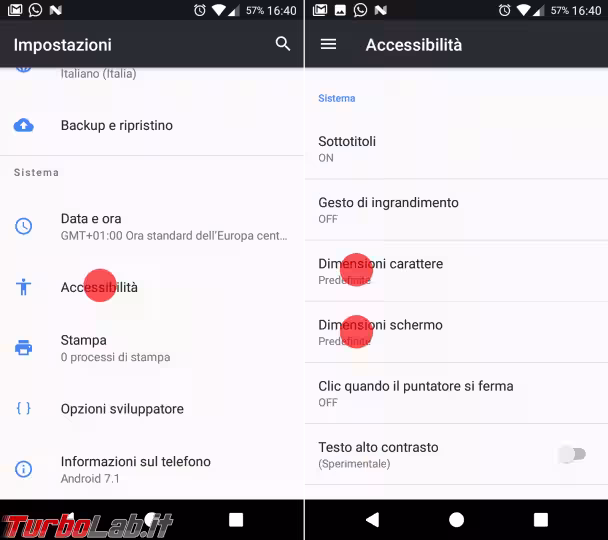 Immagine 2 android impostazioni accessibilità