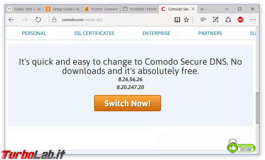 Immagine 7 comodo secure dns