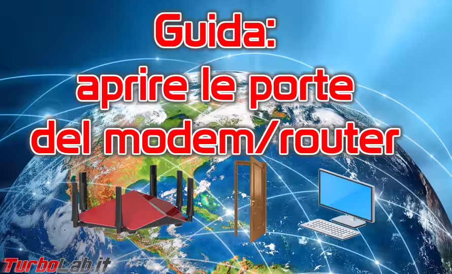 Immagine 2 guida aprire le porte del router modem spotlight