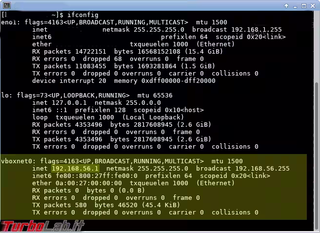 Immagine 15 ifconfig