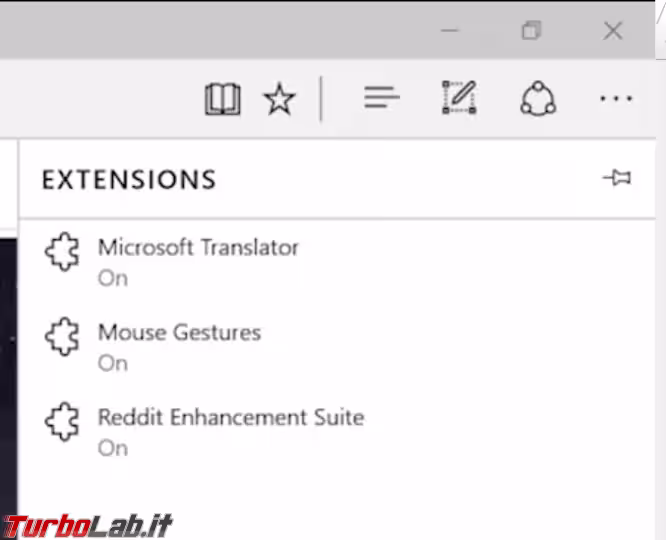 Immagine 1 Microsoft edge extensions