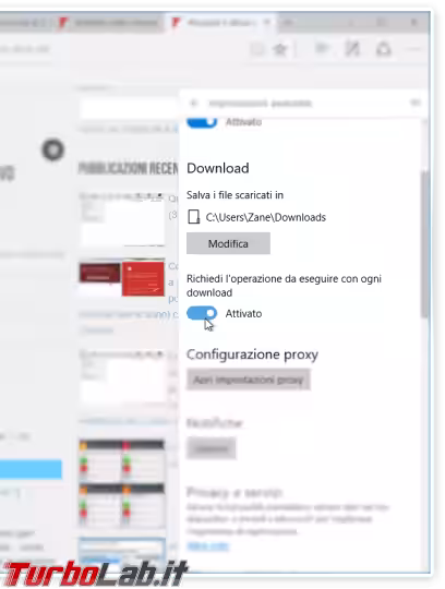 Immagine 6 microsoft edge windows 10 1607 opzioni download