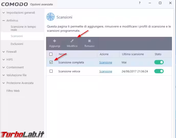 Immagine 6 Scansione completa COMODO