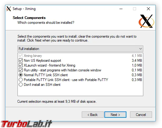 Immagine 4 Setup - Xming Immagine 4 Setup - Xming