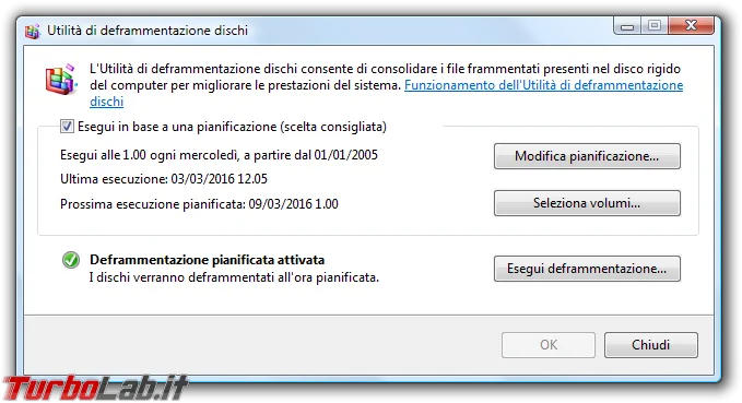 Immagine 45 Utilità di deframmentazione disch Immagine 45 Utilità di deframmentazione disch