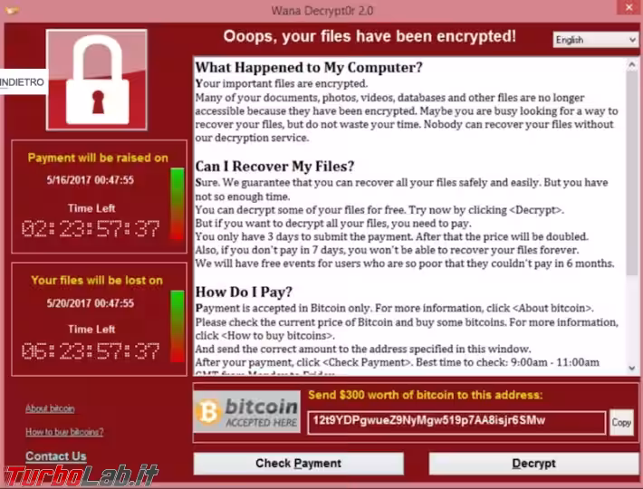 Immagine 2 wannacry