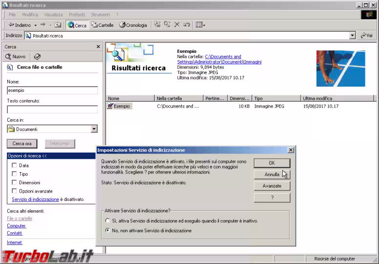 Immagine 13 windows 2000 cerc
