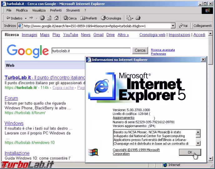 Immagine 14 windows 2000 internet explorer 5