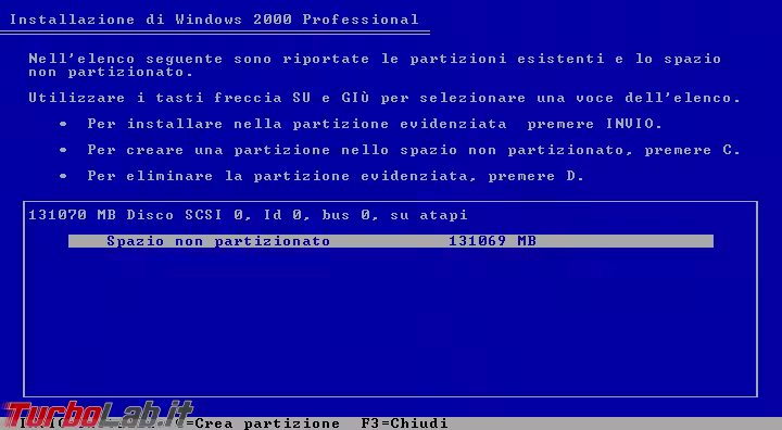 Immagine 7 windows 2000 setup Immagine 7 windows 2000 setup