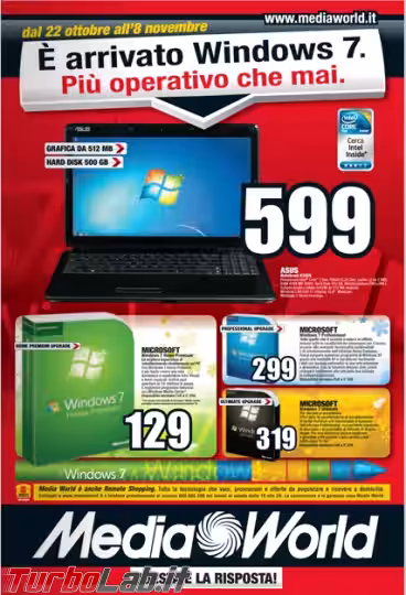 Immagine 27 windows 7 volantino mediaworld