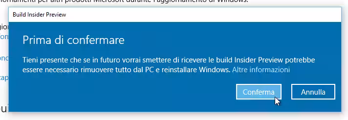Immagine 10 windows insider disclaimer 02