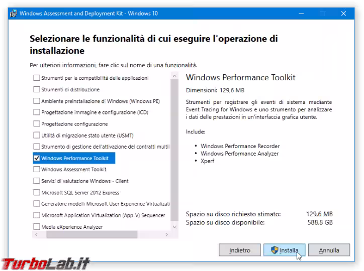 Immagine 4 Windows Performance Toolkit