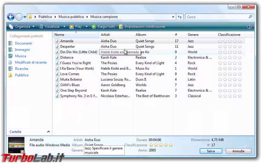 Immagine 18 windows vista explorer metadata id3