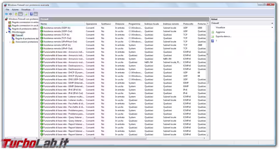 Immagine 28 windows vista Windows Firewall con protezione avanzata Immagine 28 windows vista Windows Firewall con protezione avanzata