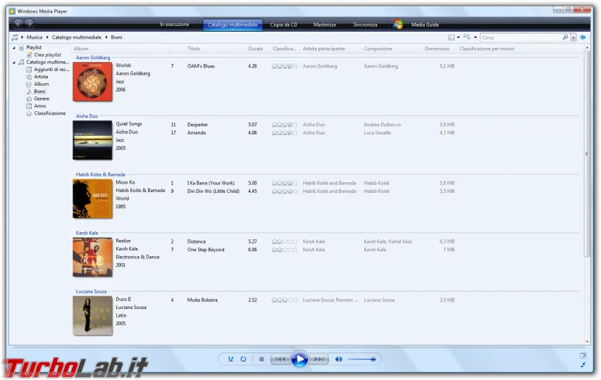 Immagine 43 windows vista Windows Media Player Immagine 43 windows vista Windows Media Player
