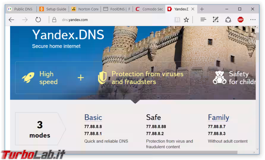 Immagine 8 yandex dns