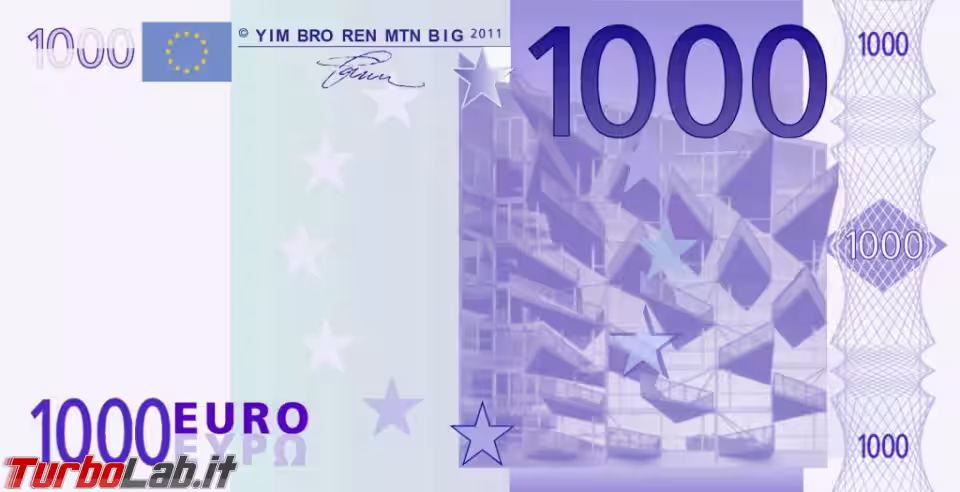 Immagine 3 banconota 1000 euro
