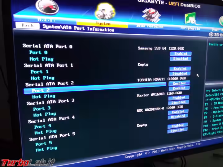 Immagine 3 bios uefi porte stat