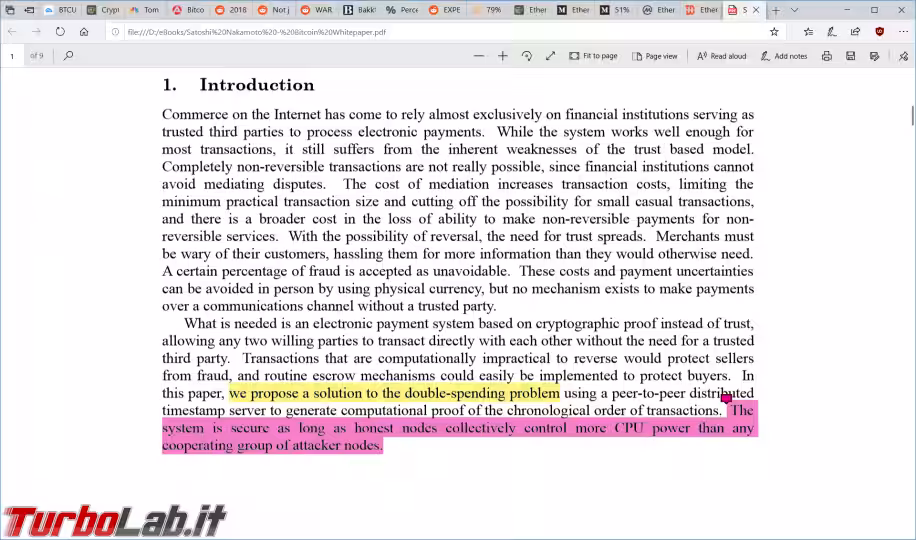 Immagine 8 bitcoin whitepaper 51 attack