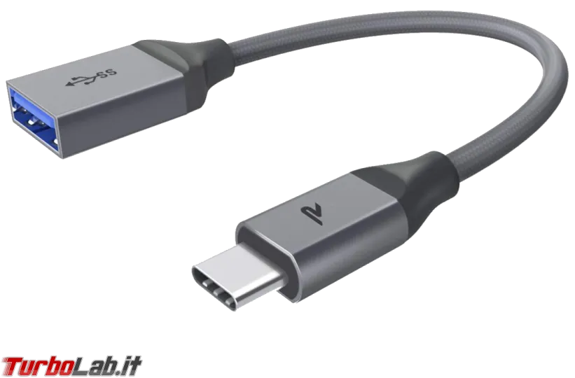 Immagine 2 cavetto adattatore usb type-a usb type-c Immagine 2 cavetto adattatore usb type-a usb type-c