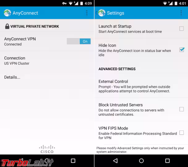 Immagine 7 cisco anyconnect android
