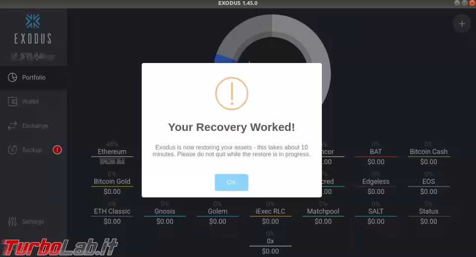 Immagine 16 exodus recovery worked