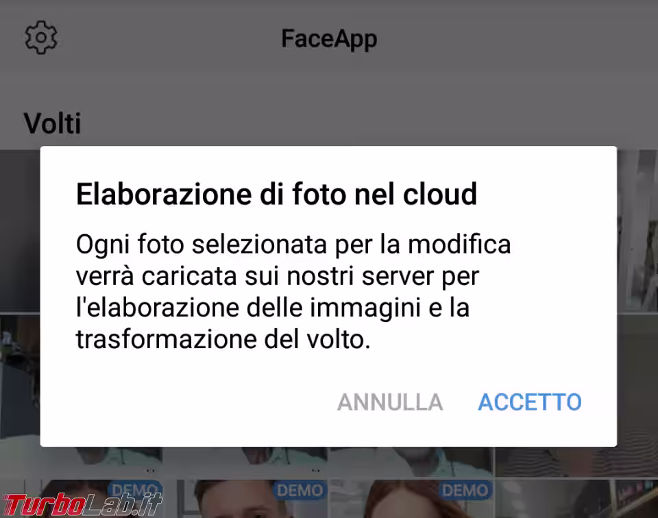 Immagine 3 faceapp warning Immagine 3 faceapp warning