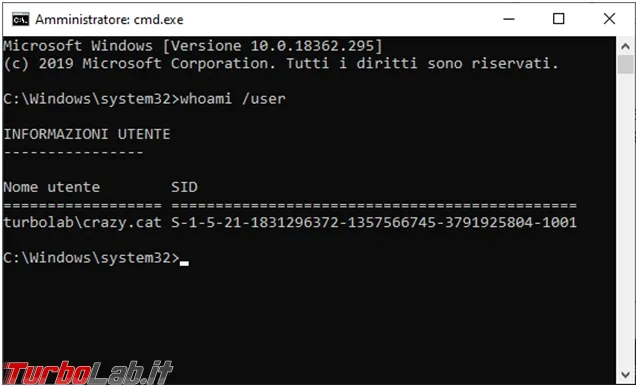 Come trovare l'identificatore di protezione (SID) di un utente Windows e del computer (aggiornato: dicembre 2025)