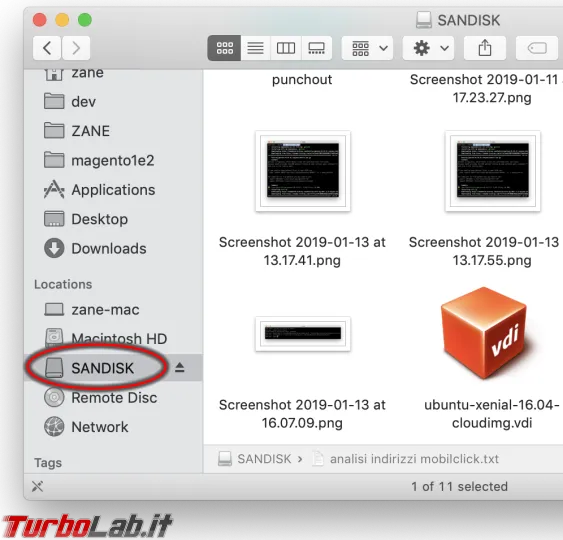Immagine 4 macos finder sandisk label Immagine 4 macos finder sandisk label