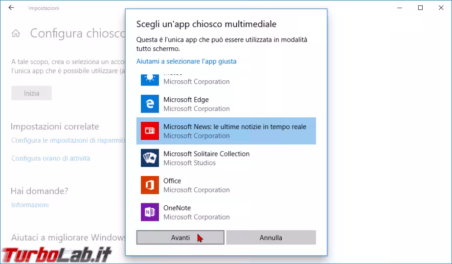 Immagine 5 modalità chiosco windows 10 (4)