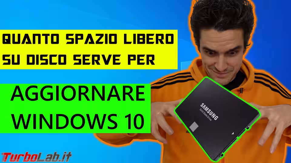 Immagine 10 spazio libero su disco per aggiornare windows 10 spotlight
