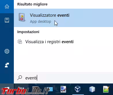 Immagine 3 start visualizzatore event