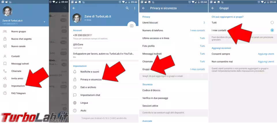 Immagine 2 telegram group spam