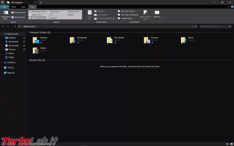 Immagine 7 tema scuro esplora file Immagine 7 tema scuro esplora file