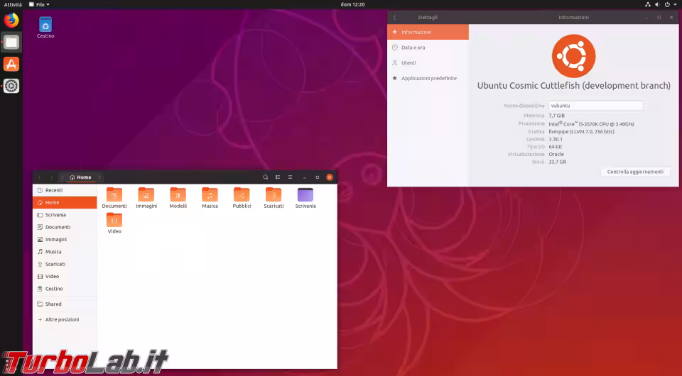 Immagine 1 ubuntu 18.10