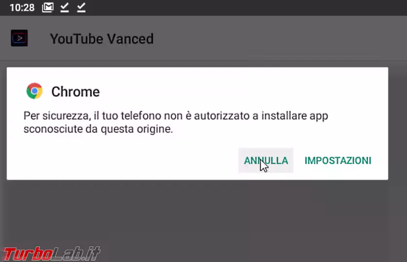 Immagine 4 android apk non autorizzato