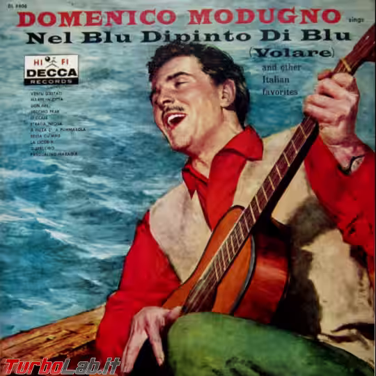 Immagine 1 Domenico-Modugno-Volare-Nel-Blu-Dipinto-Di-Blu-