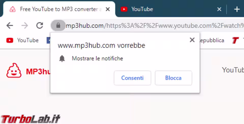 Immagine 2 google chrome vorrebbe mostrare le notifiche autorizzazione Immagine 2 google chrome vorrebbe mostrare le notifiche autorizzazione