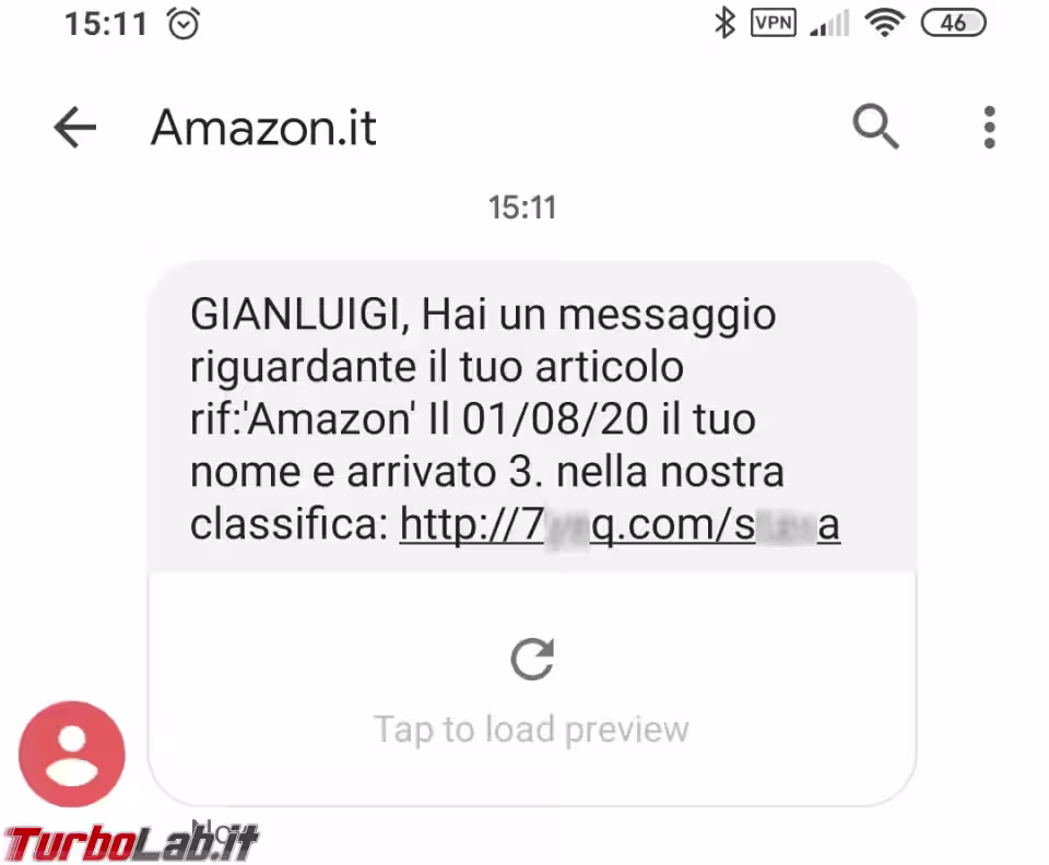 Immagine 1 Hai un messaggio riguardante il tuo articolo Amazon Immagine 1 Hai un messaggio riguardante il tuo articolo Amazon