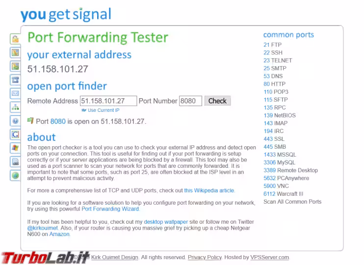 Immagine 2 open_port_check_tool