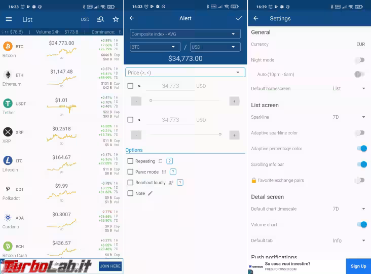 Immagine 8 the crypto app price alert