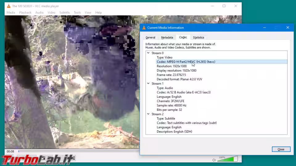 Immagine 11 VLC media player h.265