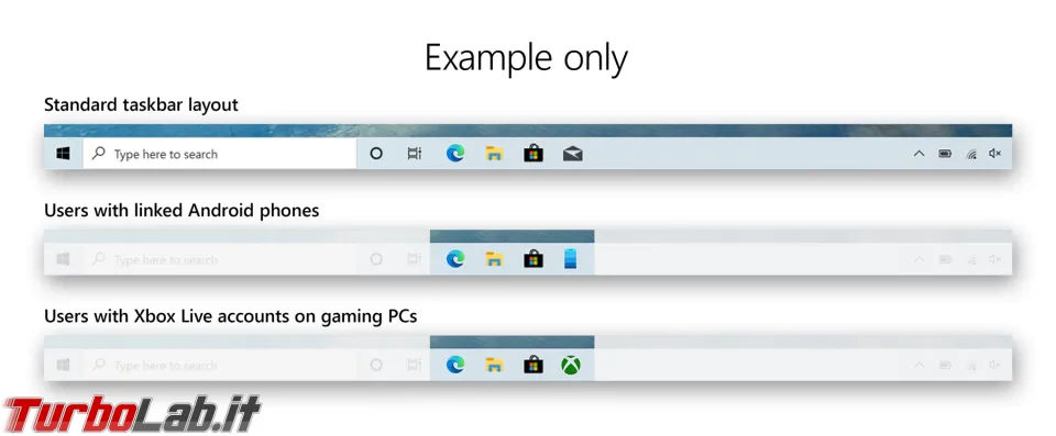 Immagine 23 windows 10 default taskbar