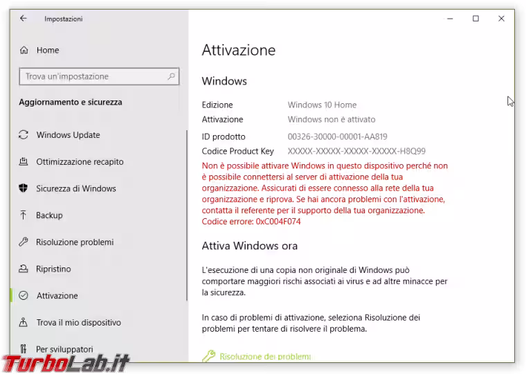 Immagine 1 windows 10 errore attivazione (1)