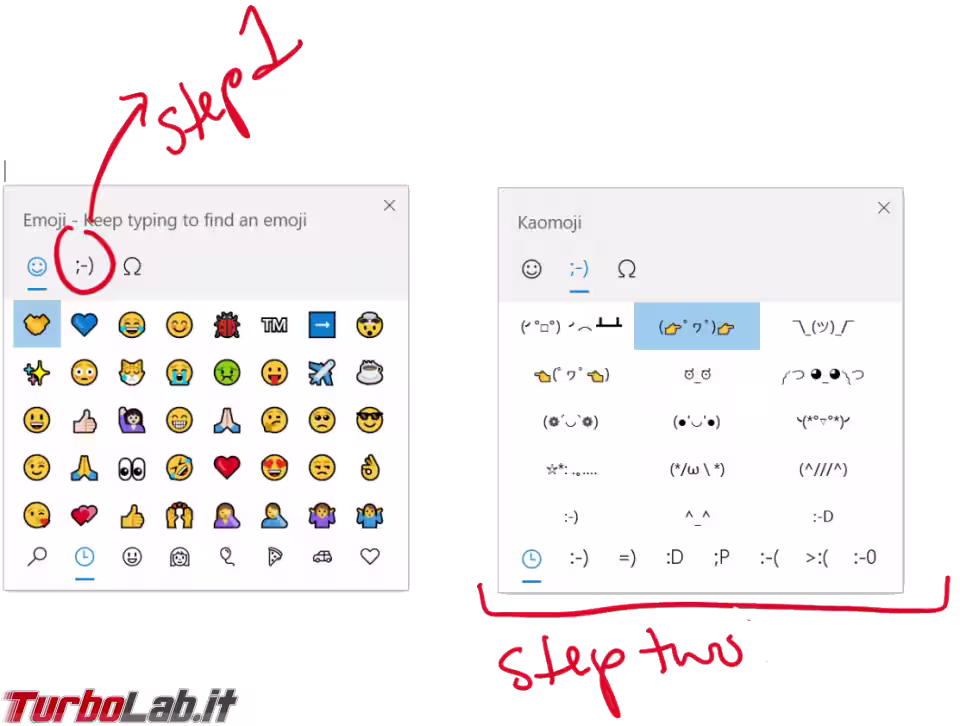 Immagine 32 windows 10 kaomoji