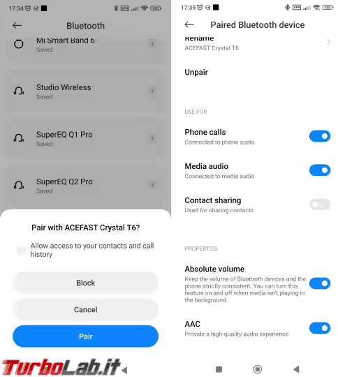 Immagine 3 ACEFAST T6 ENC bluetooth