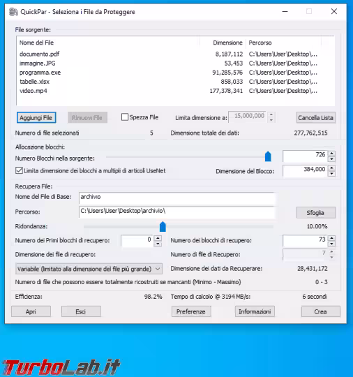 Immagine 3 files
