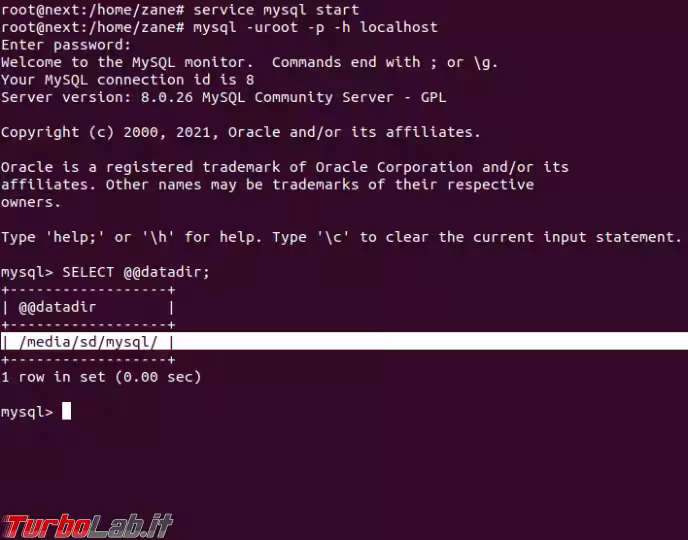 Immagine 12 mysql datadir updat